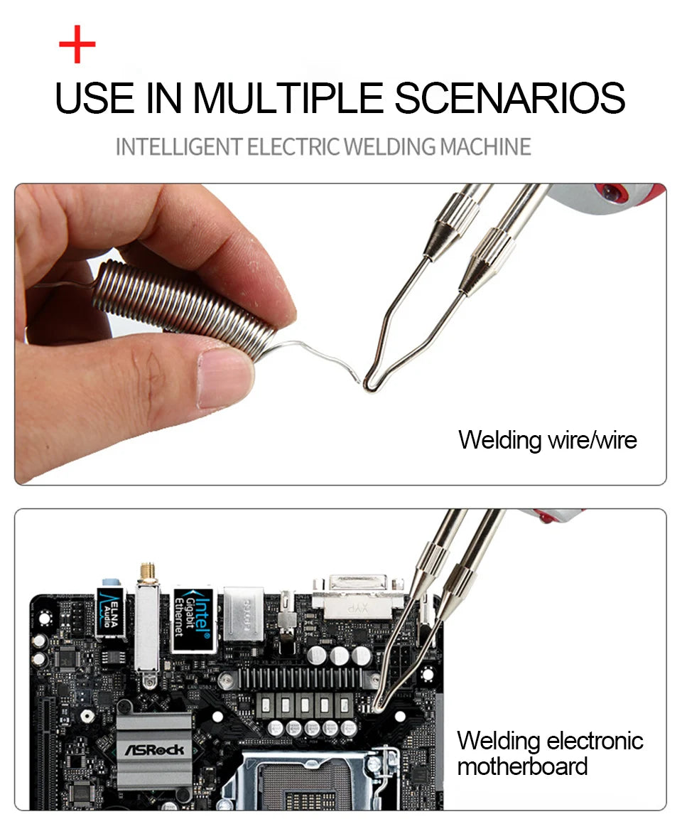 180W Fast Thermal Electric Soldering Iron Industrial-grade High-power Welding Repair Tool Soldering Gun EU Plug Rework Station