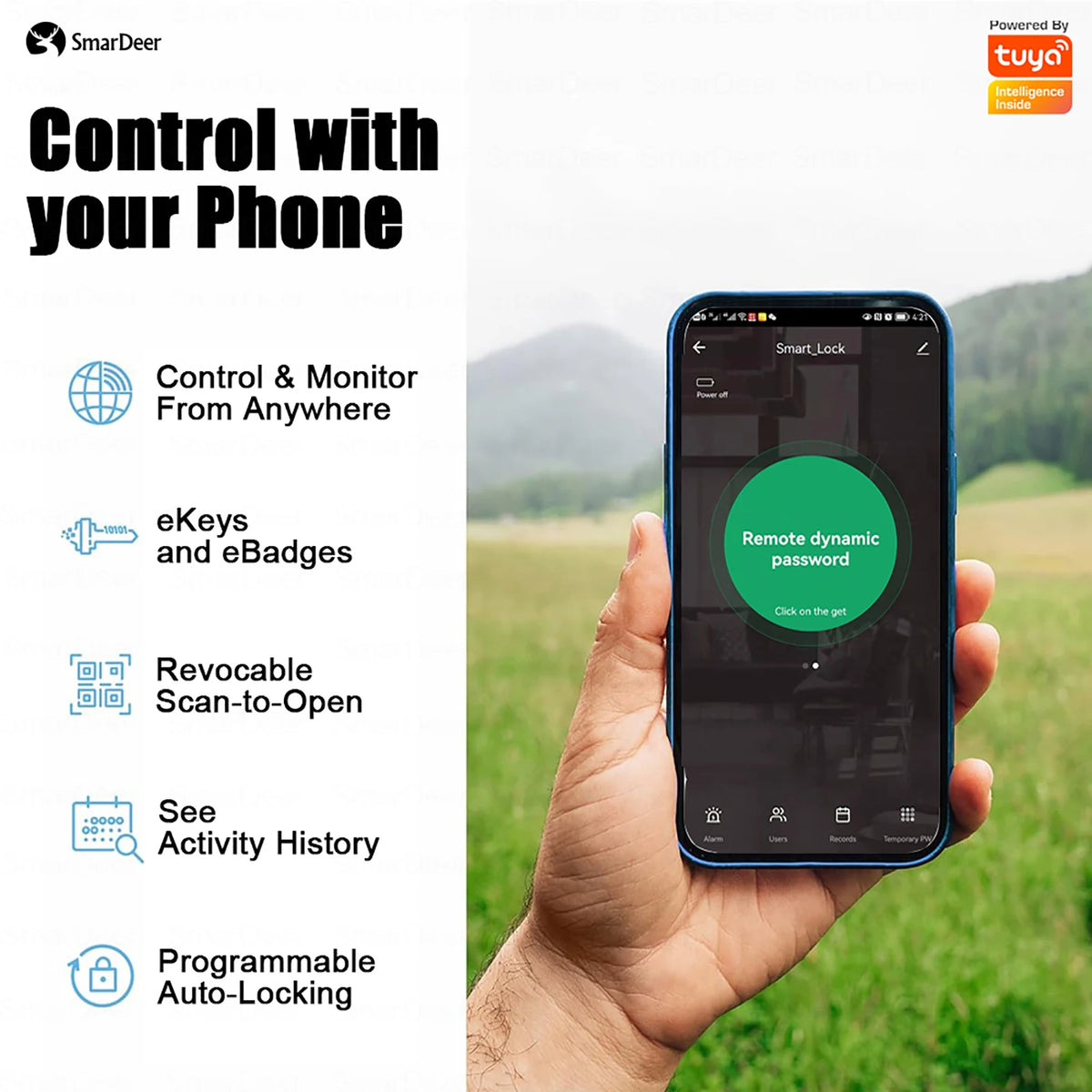 L001-TYWF Fingerprint and Wi-Fi Door Lock