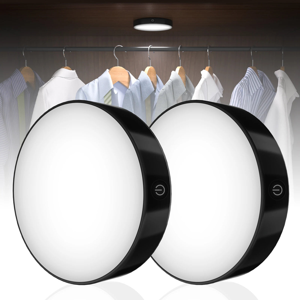 Rechargeable Dimmable Touch Light with Magnetic Back