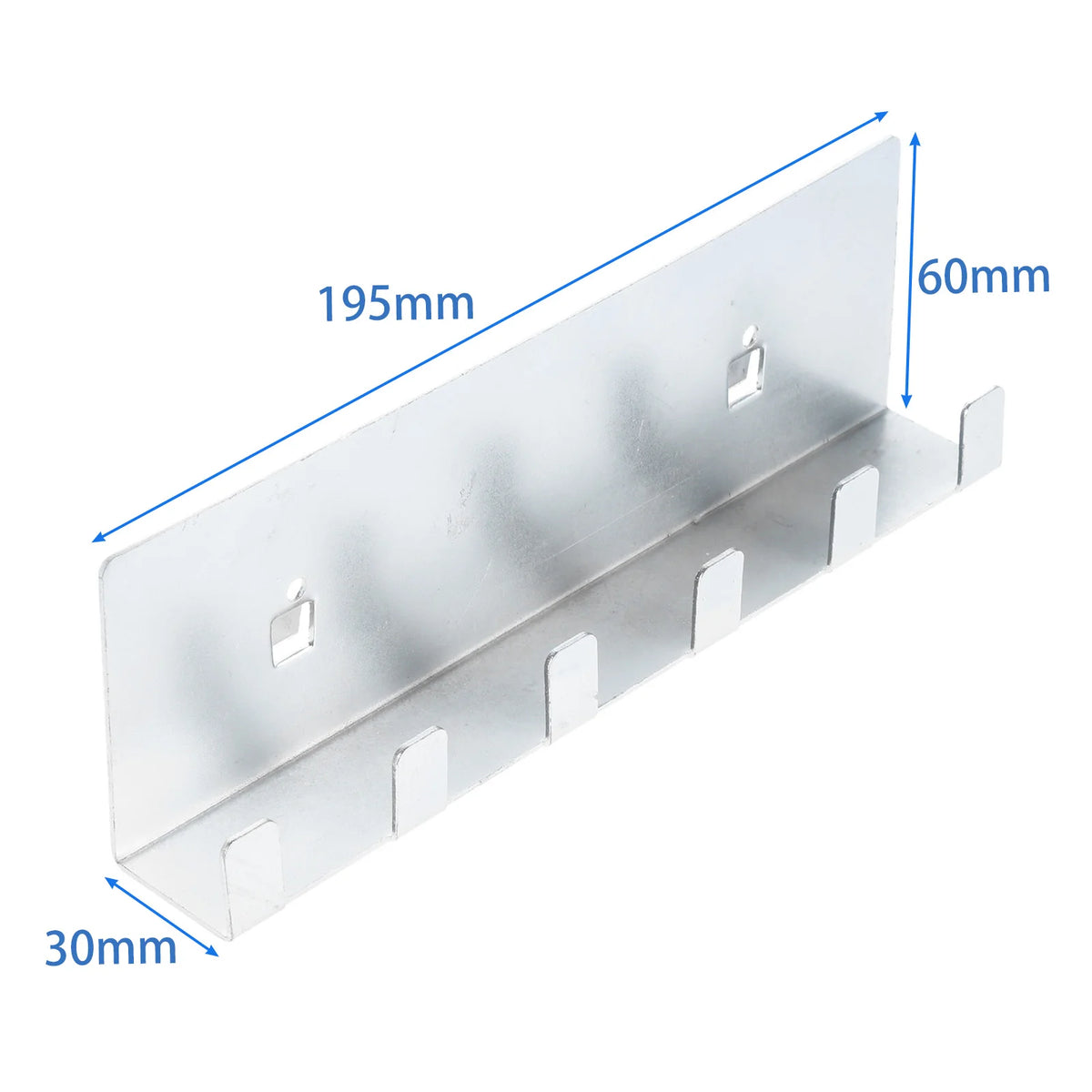 Werkzeughaken, Aufbewahrungshaken für Werkzeuge, Wandhaken für Lochplatten, für Schraubenschlüssel, Bohrer, Schraubendreher, Stangen und Werkzeuge