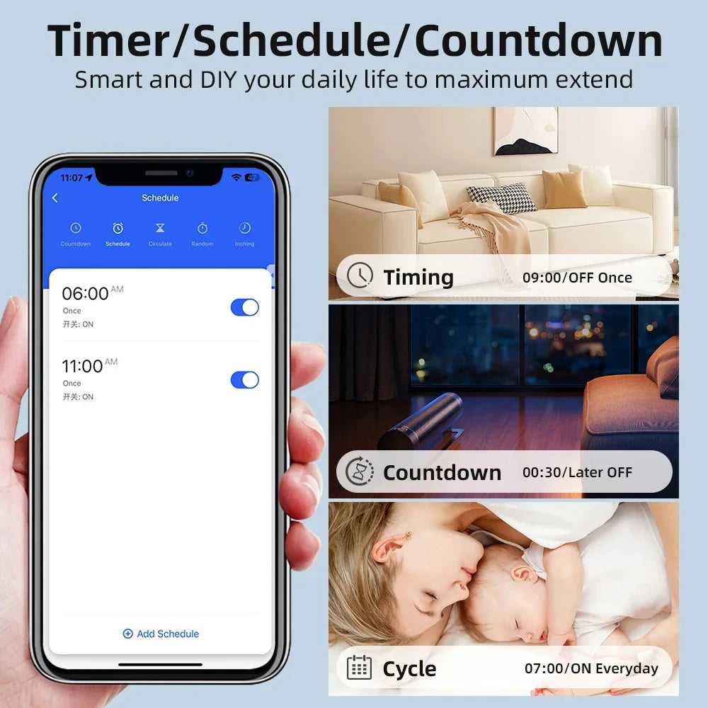 Έξυπνος διακόπτης WiFi 16A - Tuya Smart Life Module για φωνητικό έλεγχο