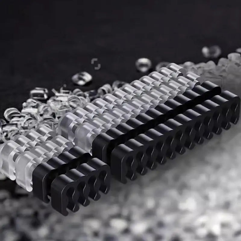 Acrylic PC Cable Combs, 34-Piece Set