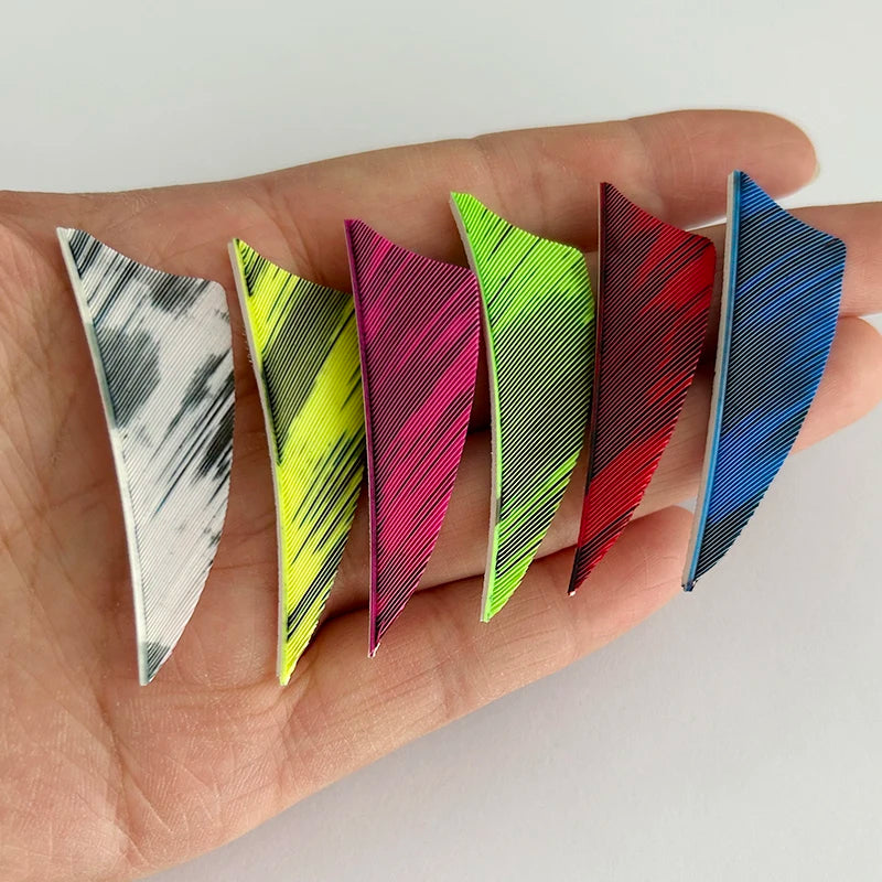 50 Plumillas de pluma de pavo de alas derechas — 2 pulgadas