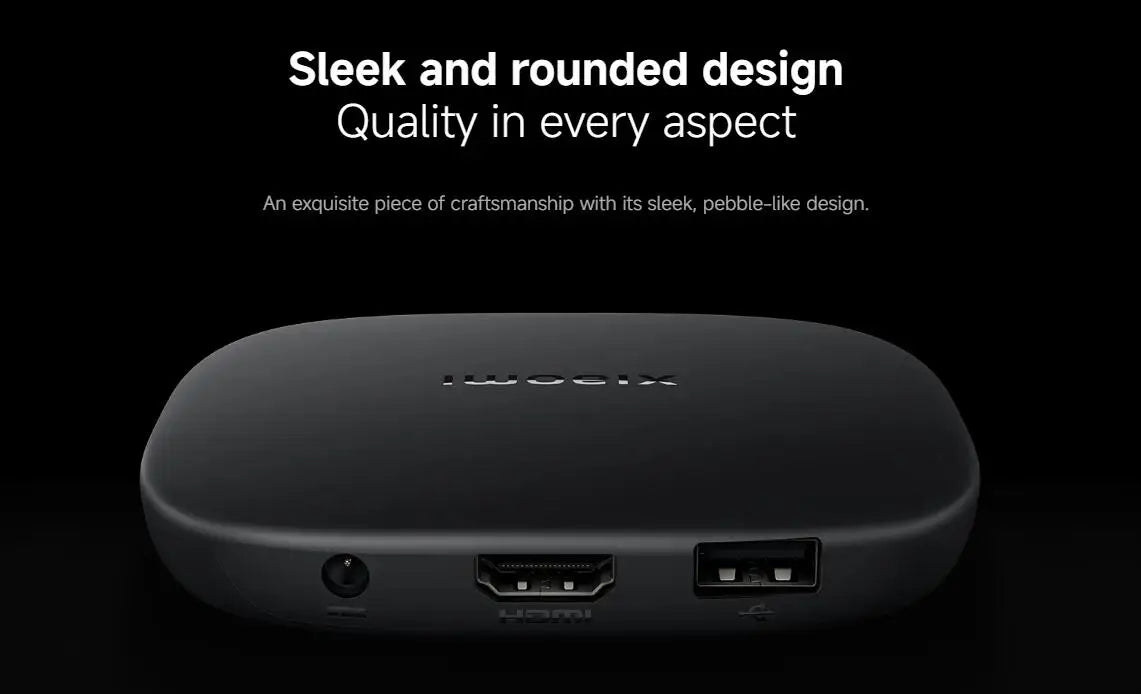 New Xiaomi TV Box S 3. generacija, pametni Android TV box 4K UHD media player, Dolby Vision HDR10+ Google Assistant Google TV set-top box