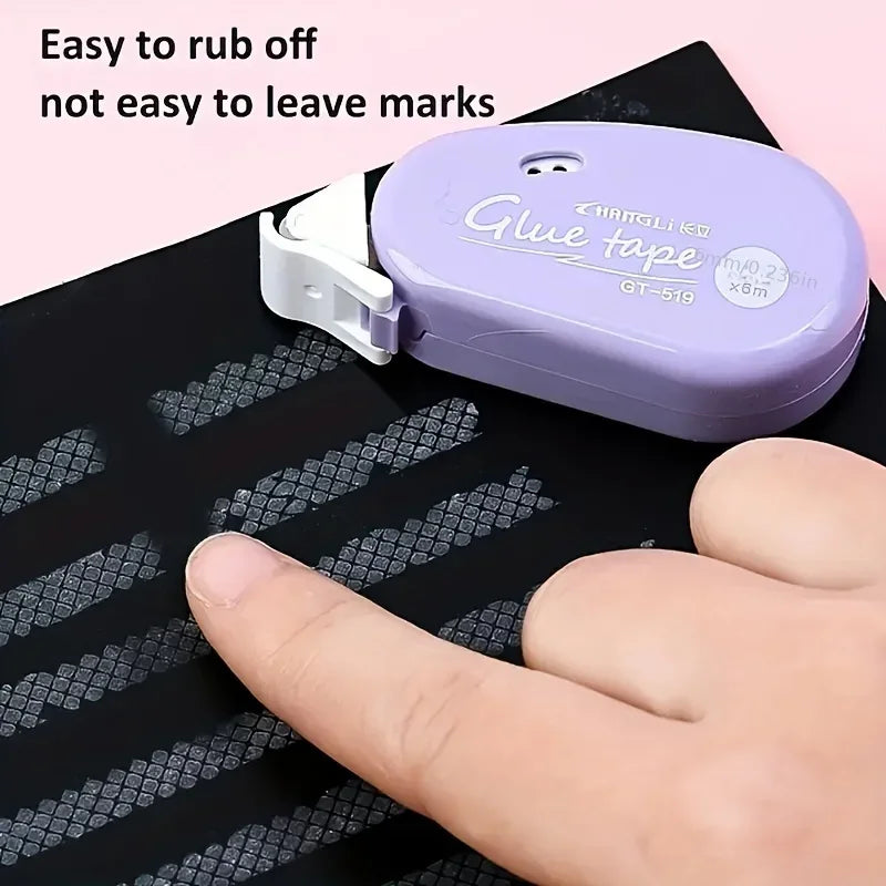 Double Sided Adhesive Dots Glue Tape - Perfect For Scrapbooking Collage Photo , Journaling & Crafts ,School Stationery Supplies