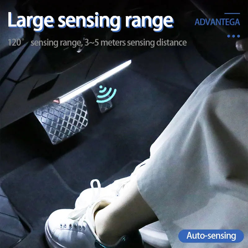 SEAMETAL Wireless Motion Sensor Light for Car Trunk USB Rechargeable Led Sensing Light 3-Color Adjustable Brightness Night Lamp