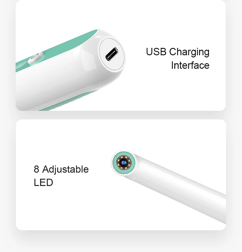 Wi-Fi Oral Inspection Camera with Charging Base