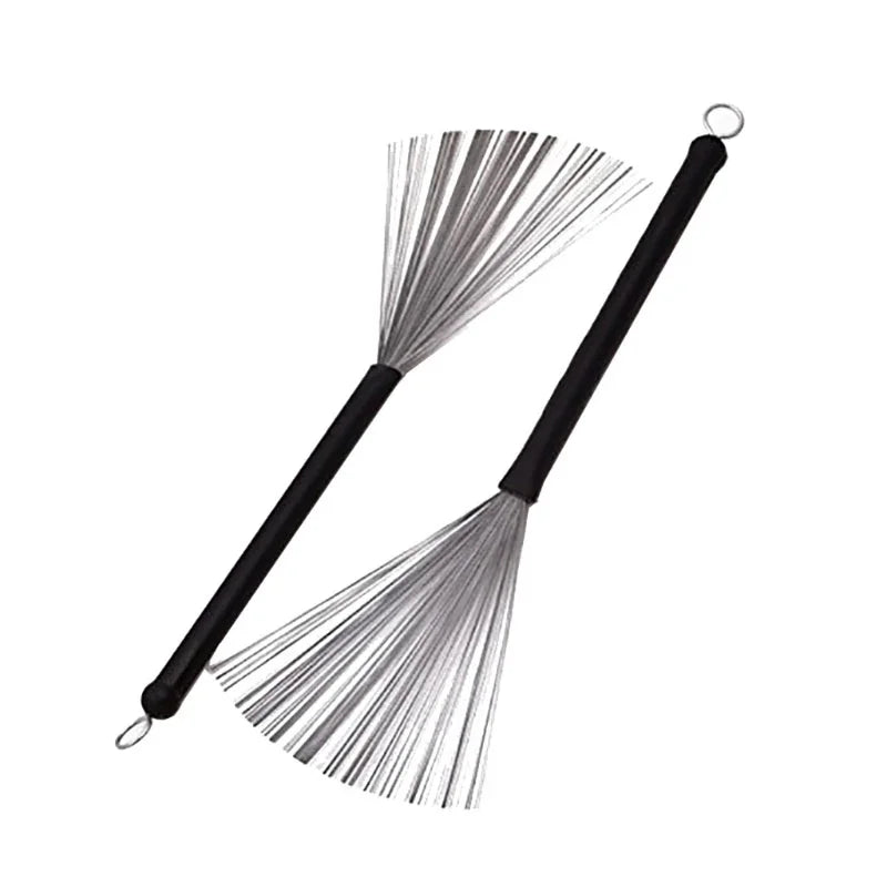 Retractable Steel-Wire Drum Brush, Single