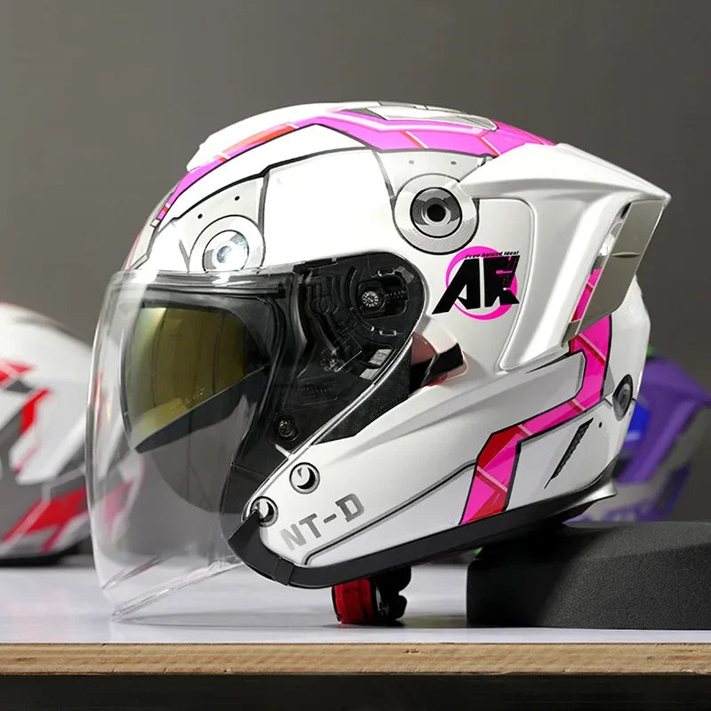 Ryzen RO-5 Unisex Half Motorcycle Helmet