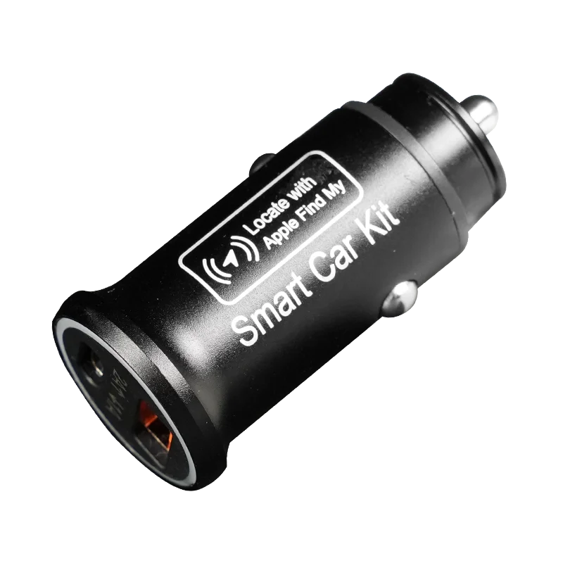 Universal Mini Car Charger GPS Locator Tracker Cigarette Lighter iPhone USB Type-C Find My ios Official App GPS Vehicle Tracke