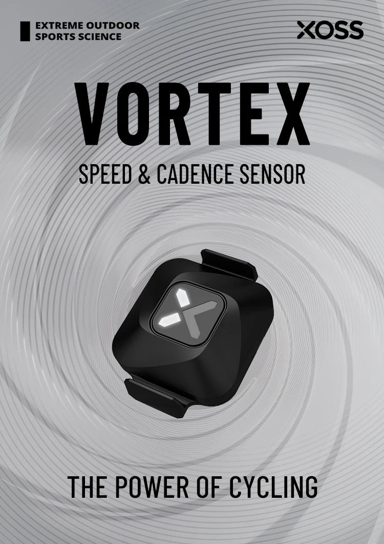 XOSS Vortex Speed Cadence Sensor for Bicycle Computer IPX7 Waterproof 300Hrs Battery Life Bluetooth ANT+ Bike Accessories MTB