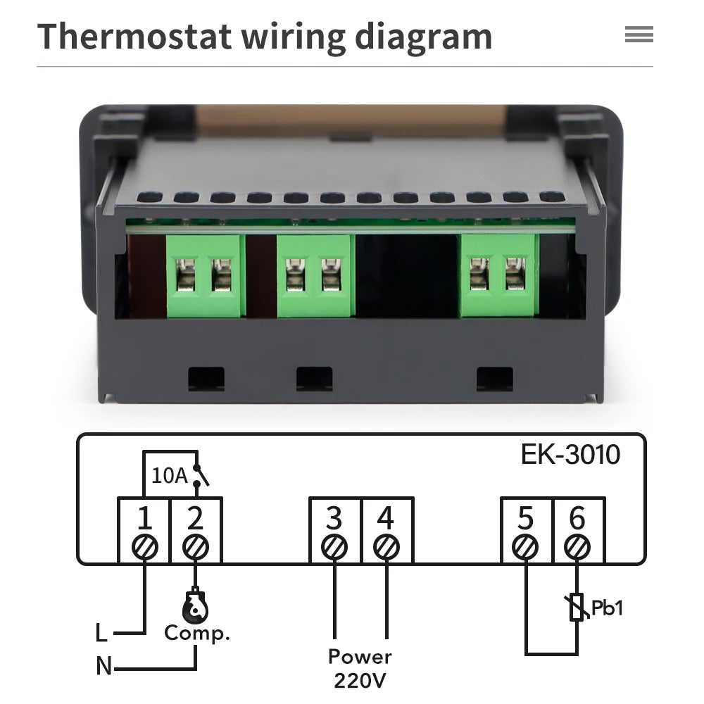 EK-3010 or EK-3030 Temperature Controller