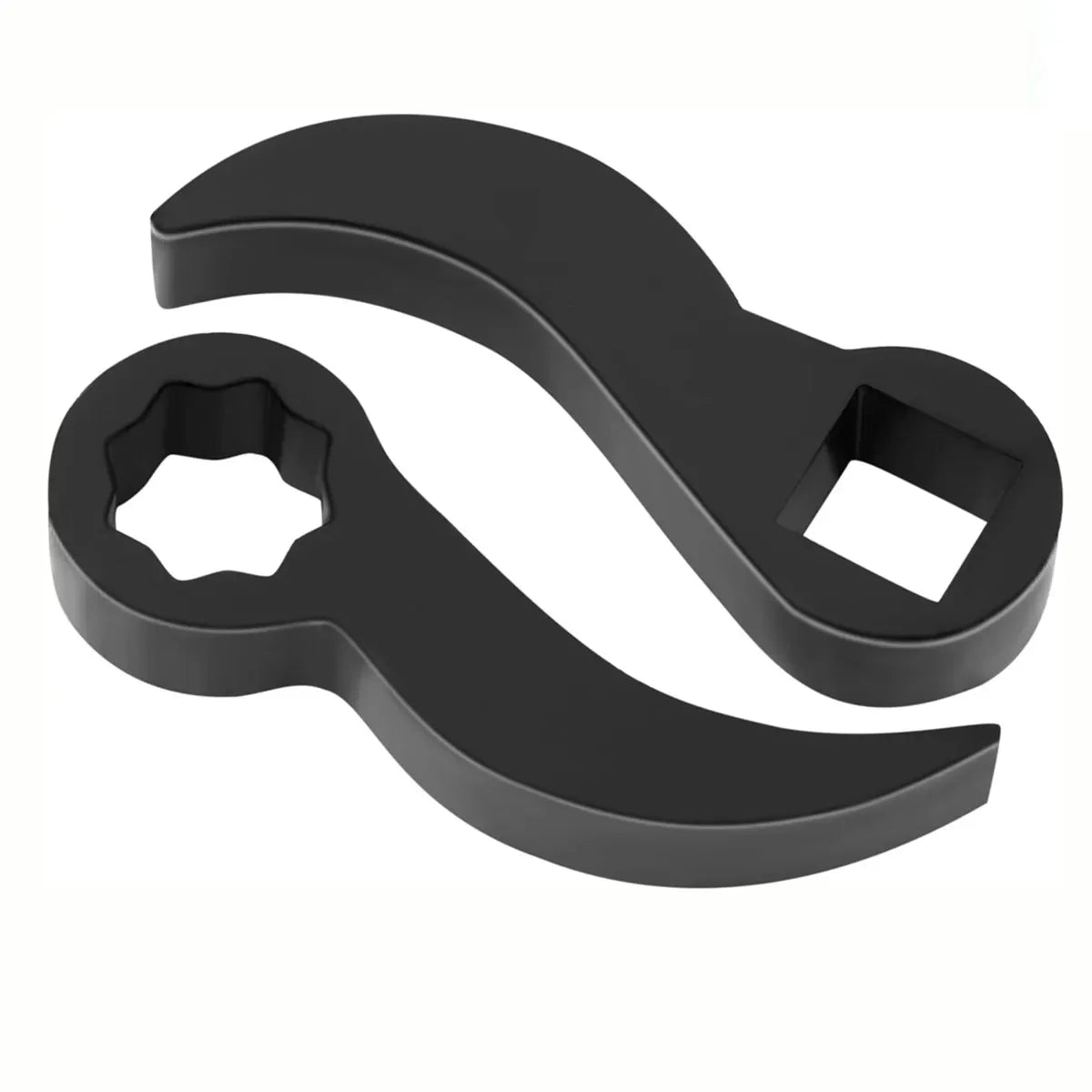 2Pcs Outil de démontage d’angle de voiture demi-essieu Barres d’adaptation de levage et de guidage Adaptateur de barre Ajuste 1/2 Ratchet pour le démontage des essieux Outil de réparation