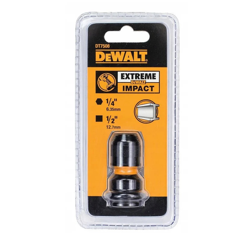 Adaptador de impacto DEWALT DT7508-QZ, de 1/2 in para 1/4 in