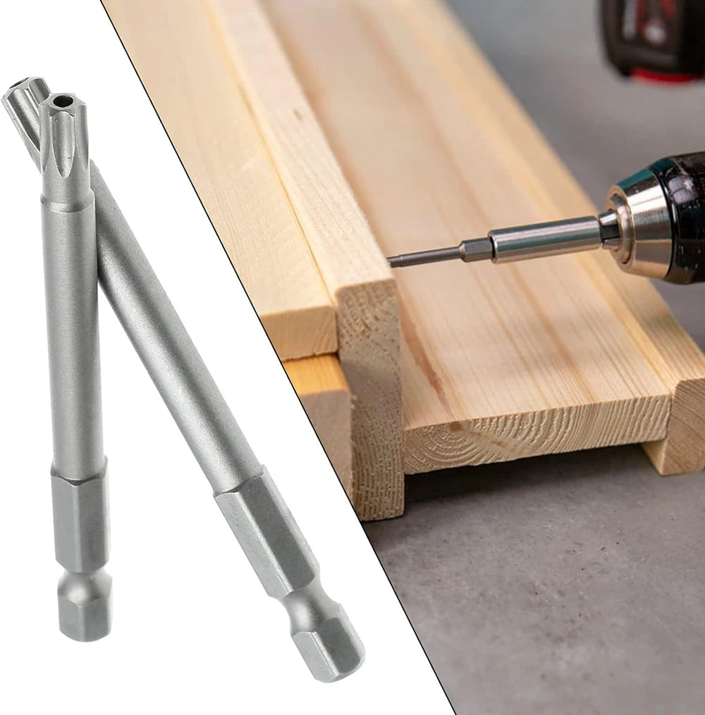 11 PCS Torx Security Bit Set S2 Steel Magnetic Security Screwdriver Set 50/100mm Star Screwdriver Set for Shark Vacuum T6-T40