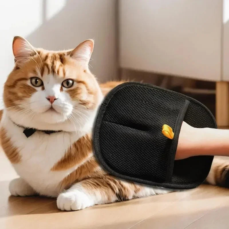 Efficient Pet Hair Cleaning Gloves Depilation Brushing Tools For Dog Cat Grooming Soft Brush Removes Hair From Sofa Carpet