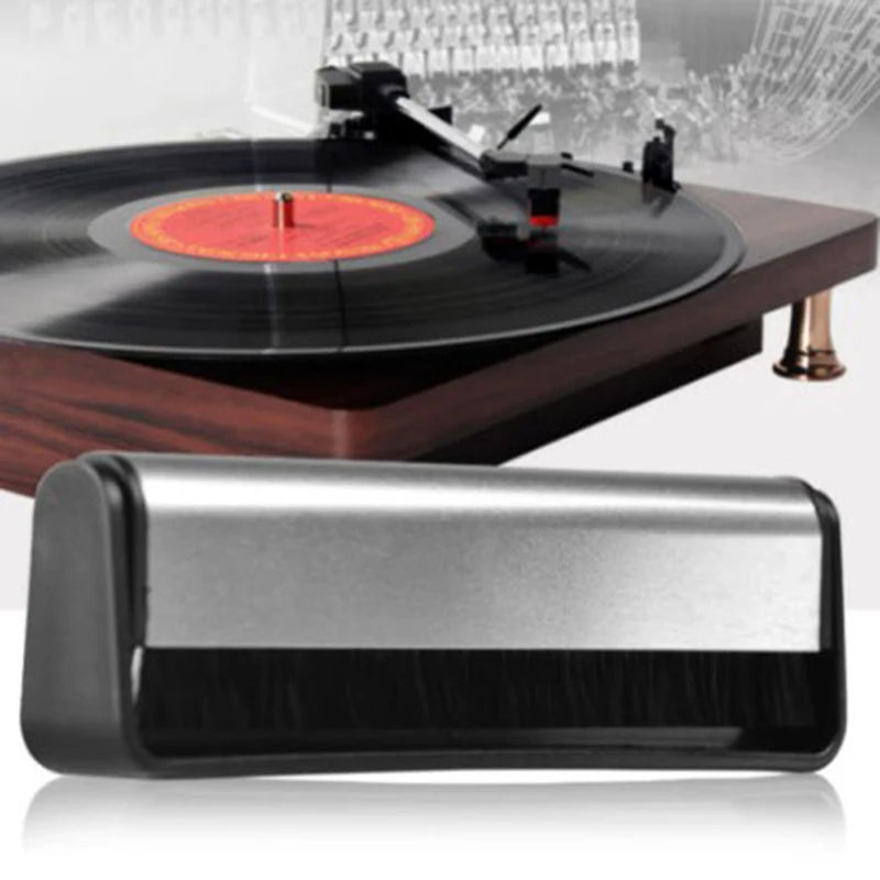 Carbon-Fibre Vinyl Record Cleaning Brush