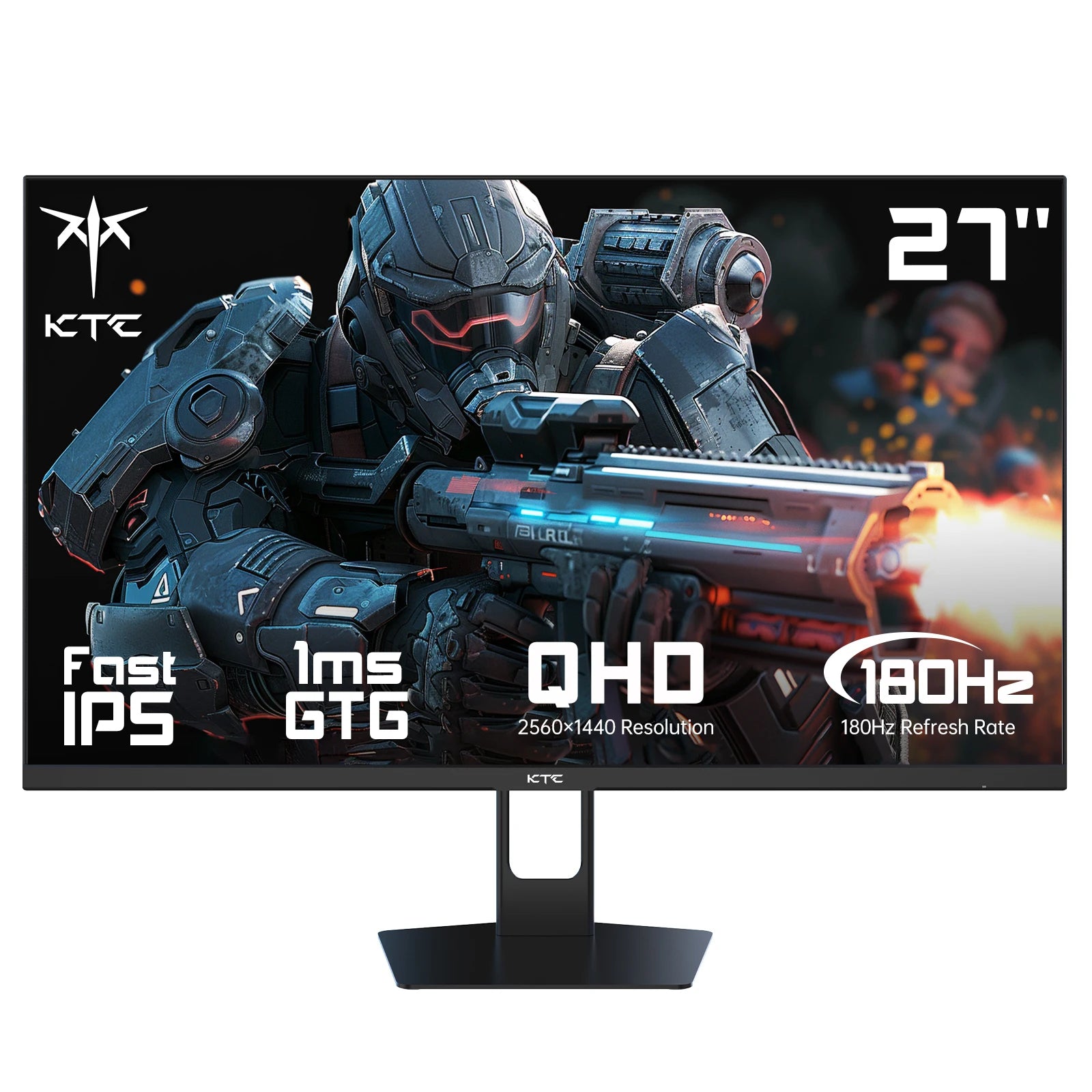 KTC H27T22C 27" Gaming Monitor 180Hz QHD Fast IPS