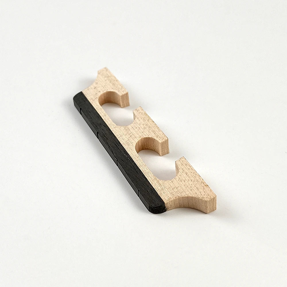 Maple and Ebony Banjo Bridge