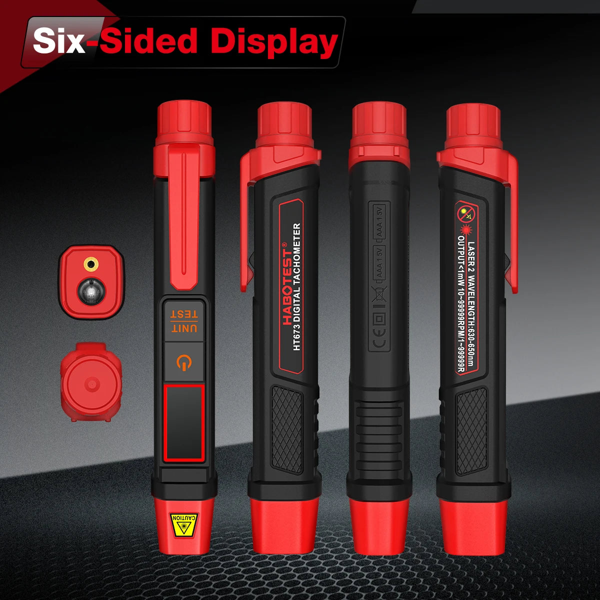 HT673 Non-Contact Laser Tachometer