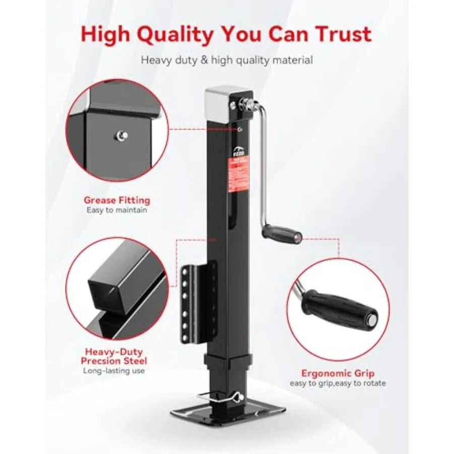 Heavy Duty 8000 lbs Trailer Jack for RV, Boat, Yacht