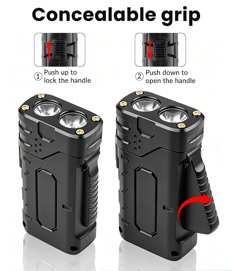 led flashlight strong light super bright long battery life outdoor multifunctional work light small portable flashlight