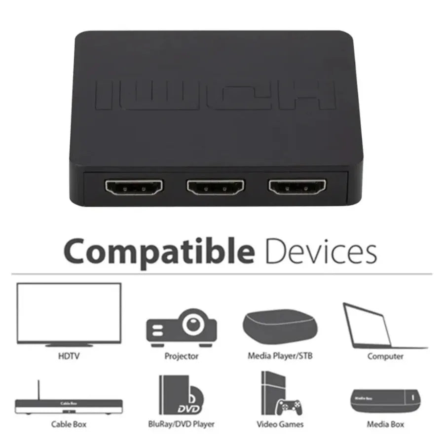 Three-Port HDMI Source Switch