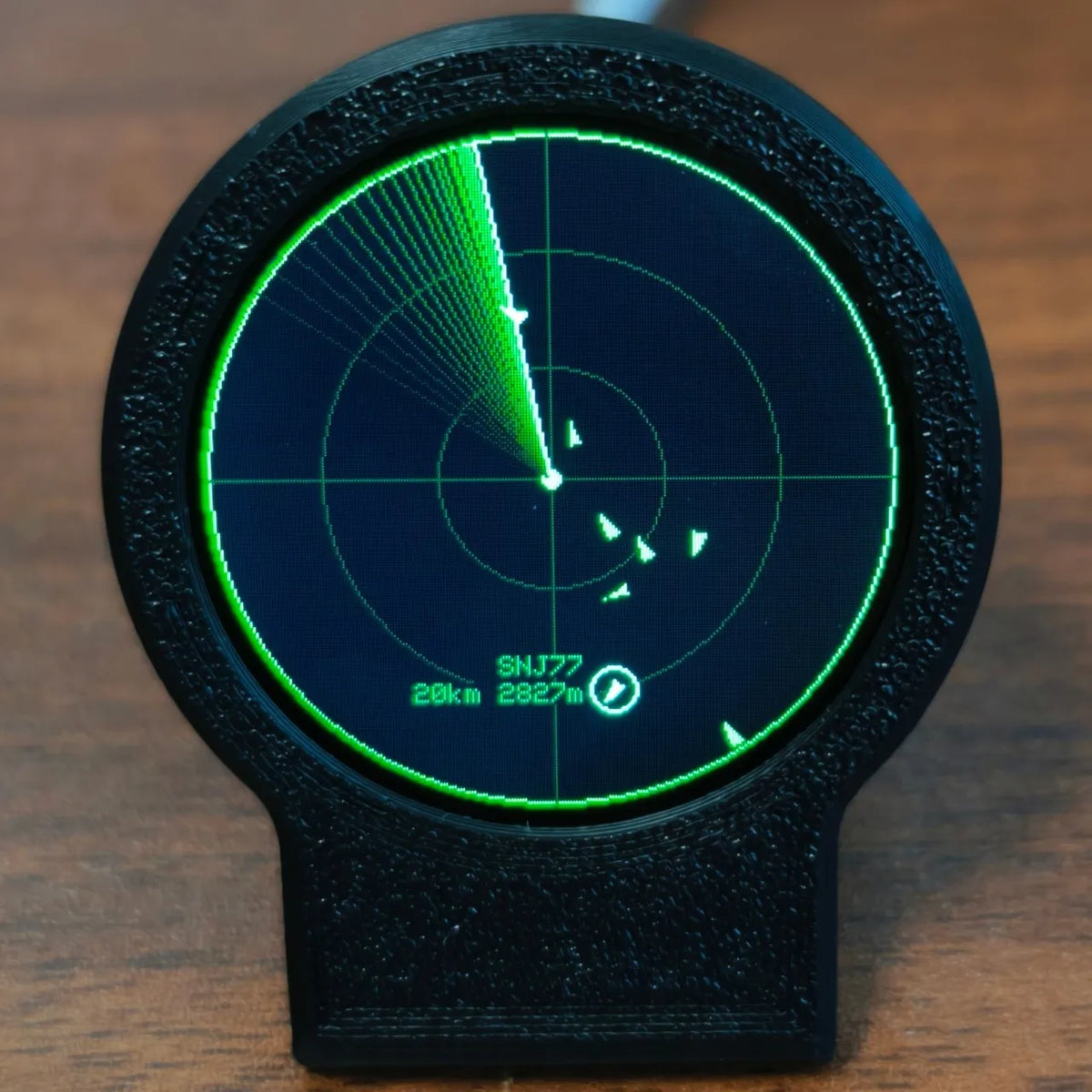 USB-C stolní radar s živým sledováním letu ADS-B