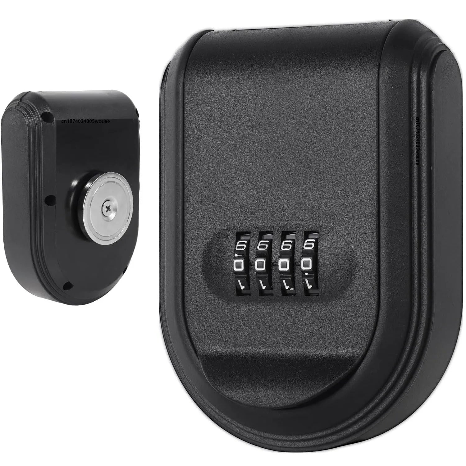 Magnetic Key Lock Box with 4-Digit Code for Car or Outdoor Use