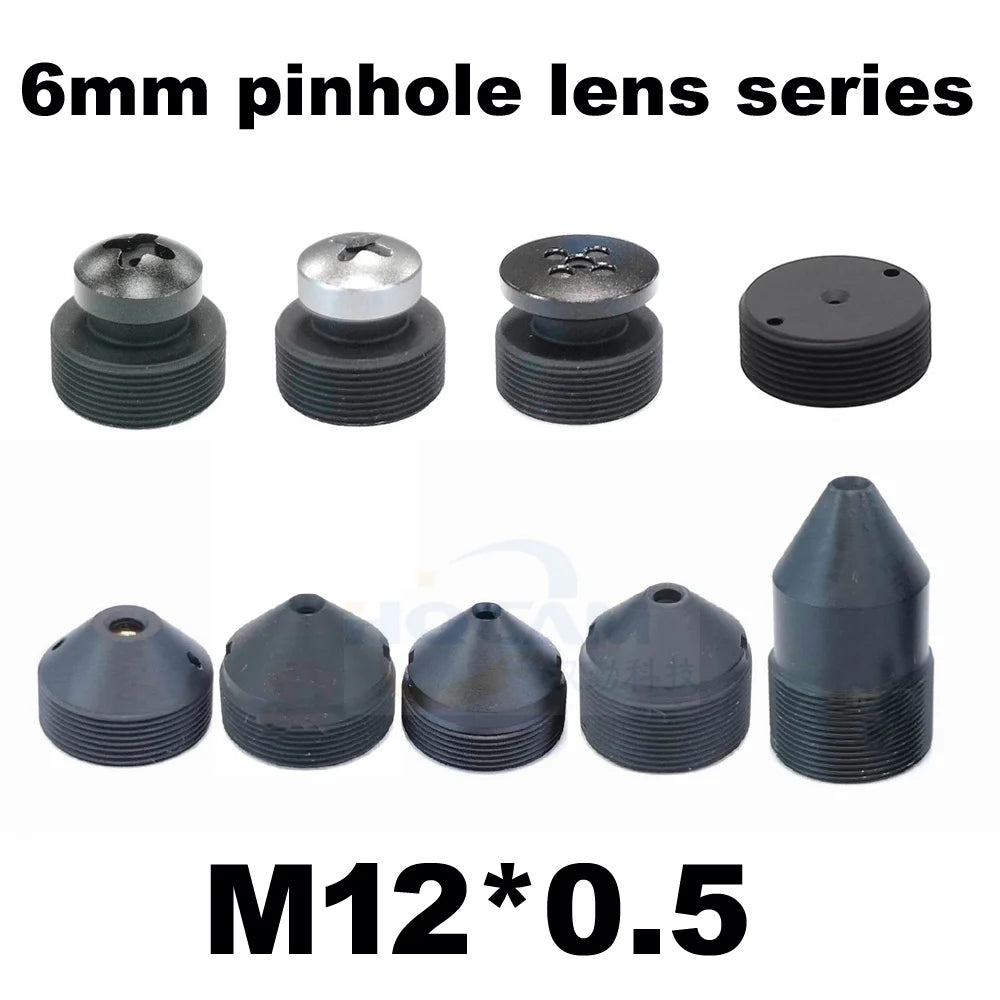 6mm pinhole lens 2.0 MegaPixel HD CCTV M12 Mount 1/3" Image Format F2.0 Fixed Iris,60Degree Horizontal Viewing Angle