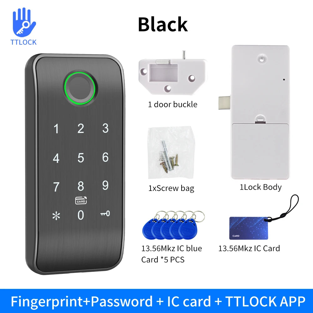 Serratura per armadietti TTLock - opzioni con tastierino o impronta digitale