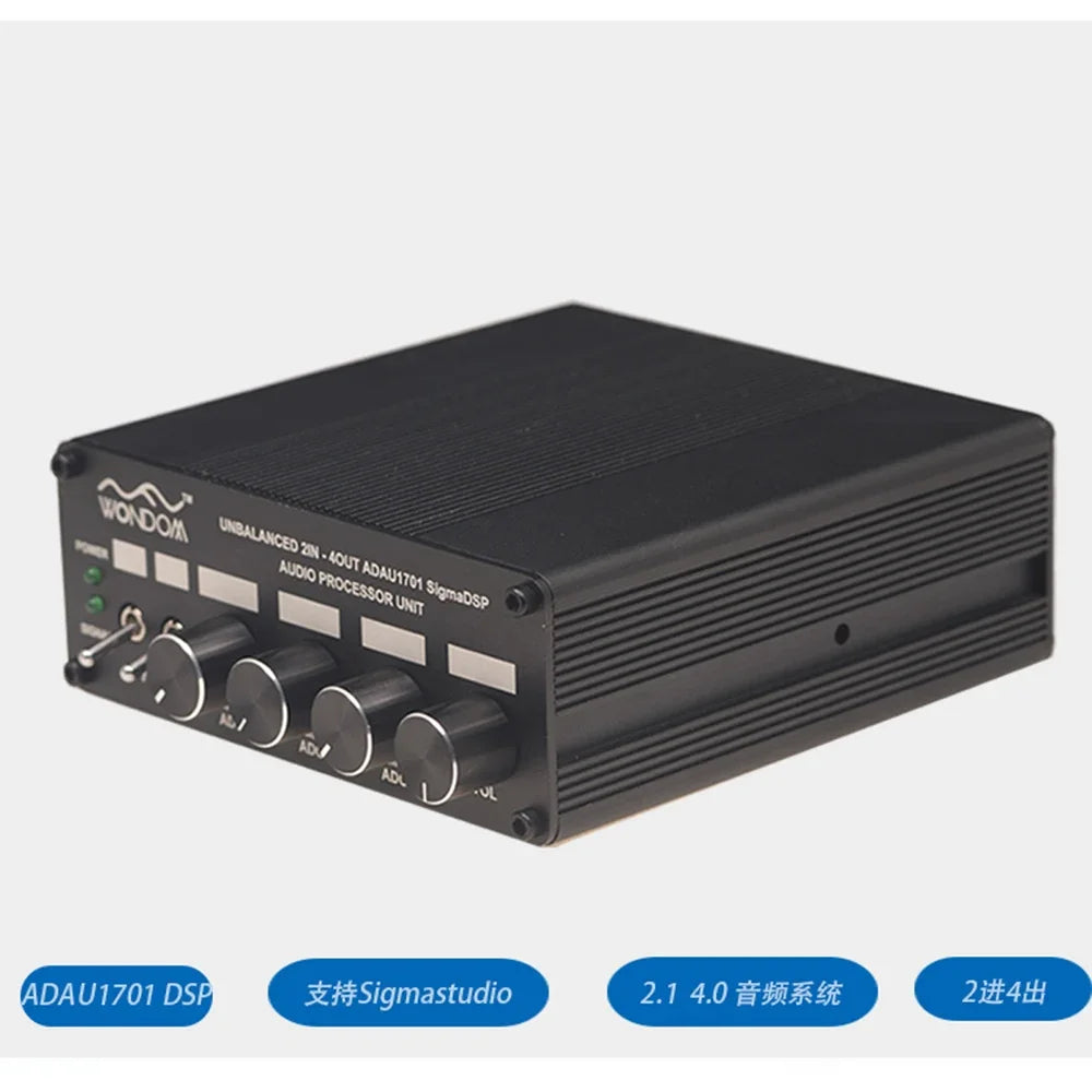 ADAU1701 procesador de audio DSP y cruce (crossover)