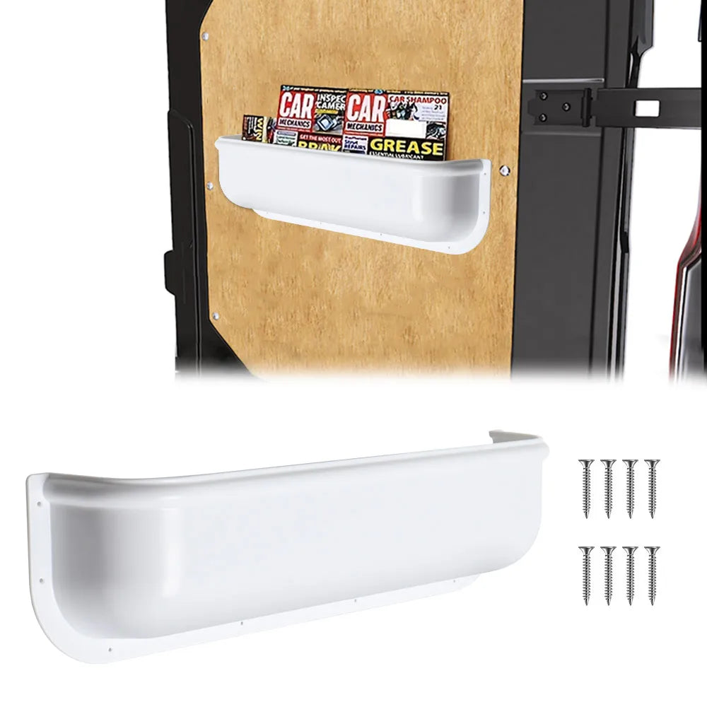 Van Camper Door Storage Shelf Organizer with Screws, 45cm