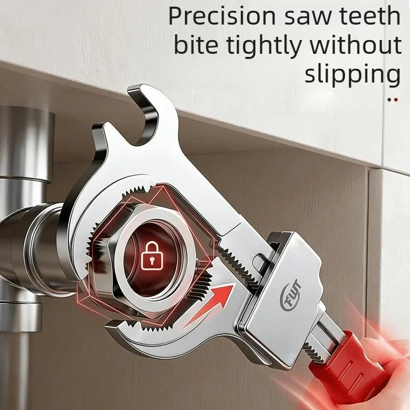 Adjustable Plumbing Wrench for Suitable Fittings