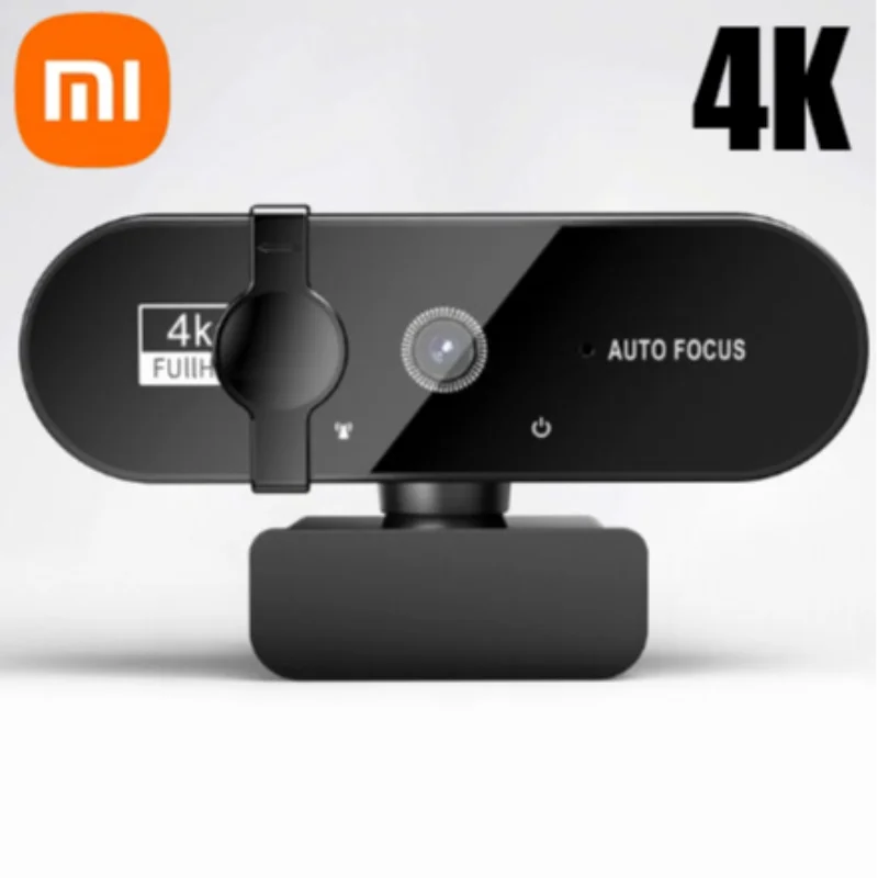Cameră web Xiaomi 4K pentru streaming 2K cu autofocus Full HD USB Webcam 1080P 60FPS cu microfon Cameră video pentru PC laptop 2025