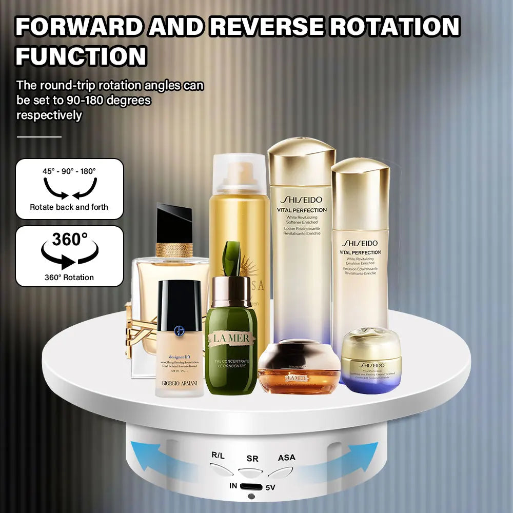 Remote-Controlled Motorized Display Turntable