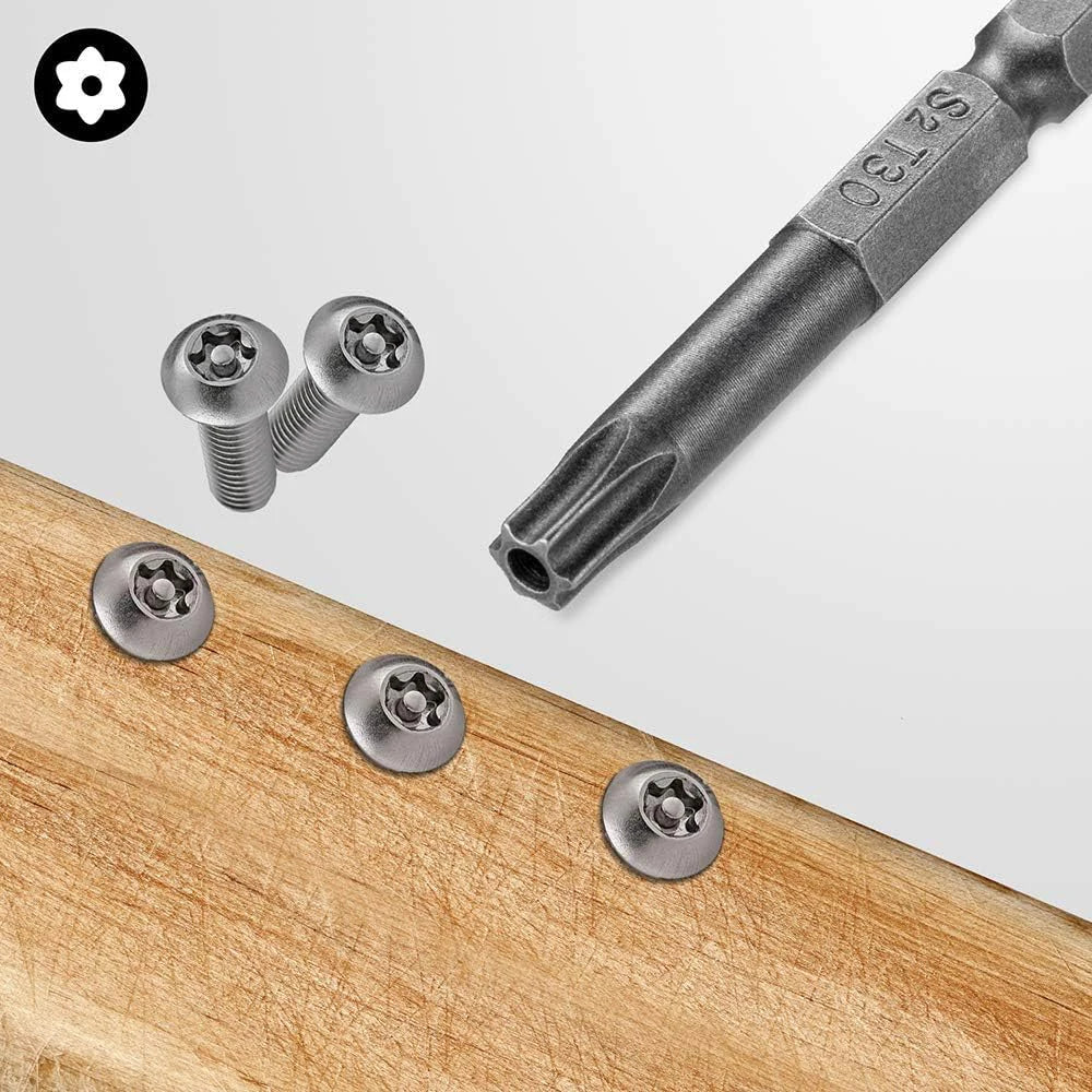 Torx Security Screwdriver Bit Sets - 50 / 100 mm