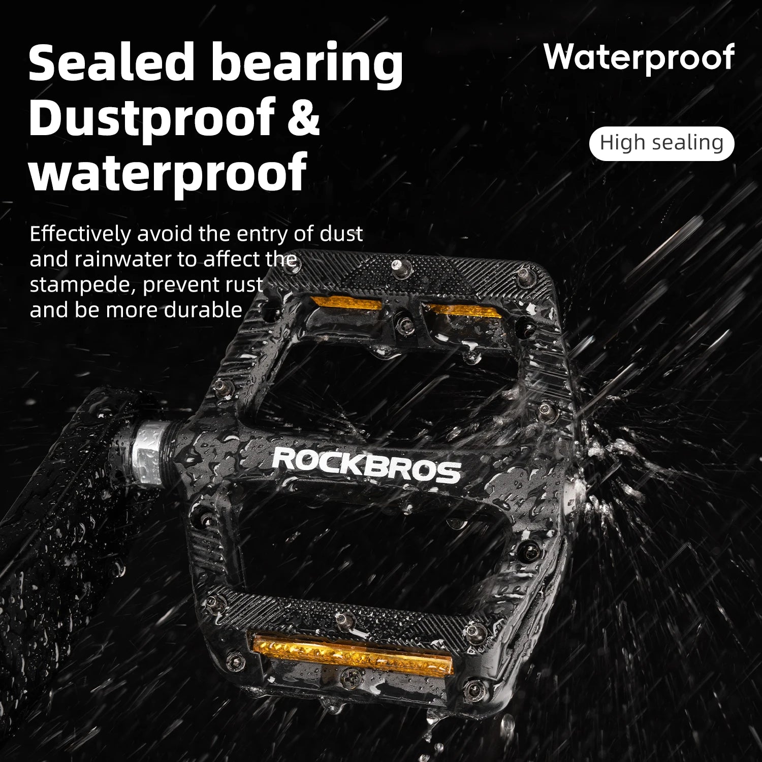Lightweight Non-Slip Bike Pedals with Sealed Bearings for All Bikes