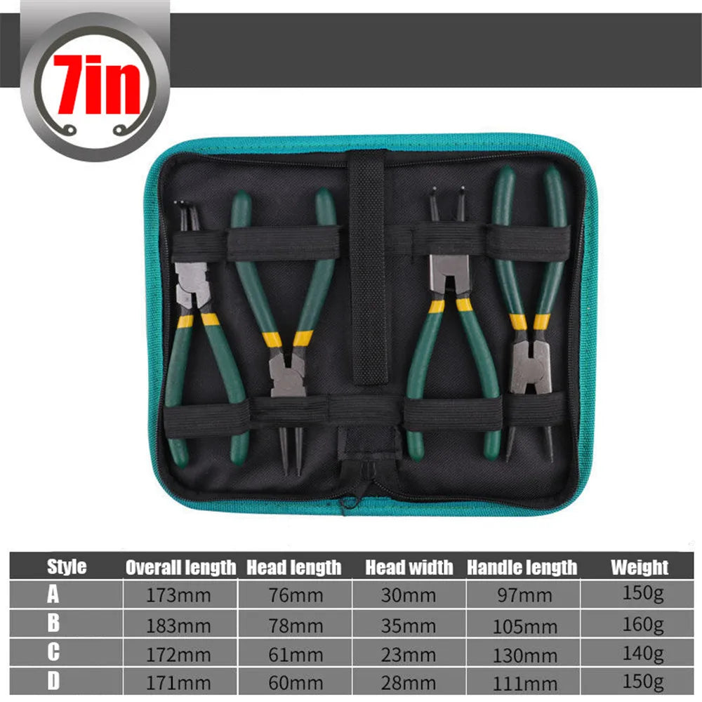 Circlip Pliers Set with Storage Bag