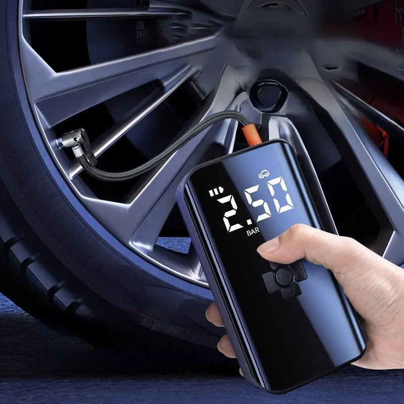 Wireless Air Compressor Portable Universal Electric Air Pump Tire Sensor Mini Inflatable Treasure for Car Motorcycle Basketball