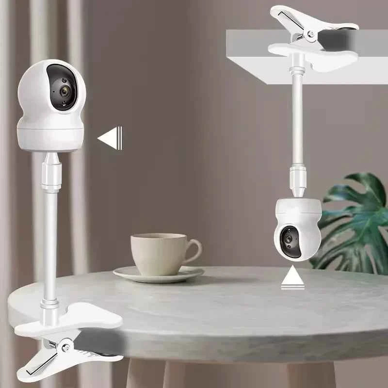 25cm/41cm Flexible Baby Monitor Clip Punch-free Webcam Stand for Universal 1/4'' Screw Baby Monitor Camera Clamp Mount Holder