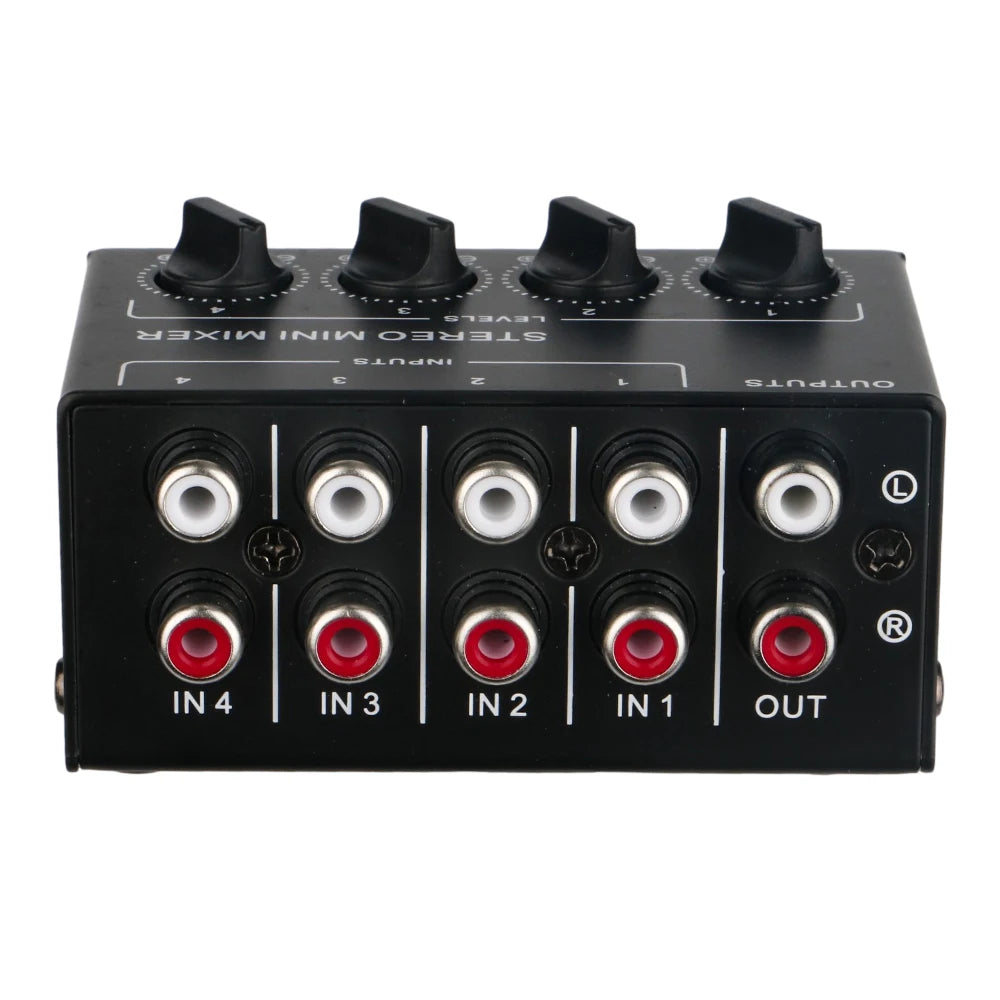 Passive Stereo Mixer - Four or Six Channels