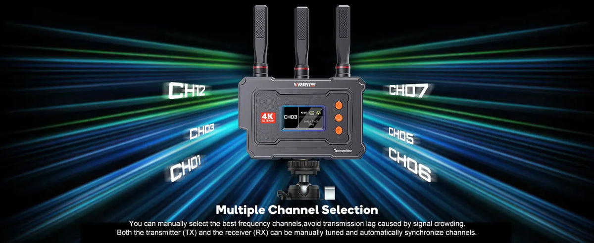 HDMI Ασύρματο Μετάδοση 4K Βίντεο Αποστάσεις 450M Ασύρματο Εκτεντής Κιτ Μεταδότες Δέκτης Βίντεο για Κάμερα Live Εκκλησία Οικία