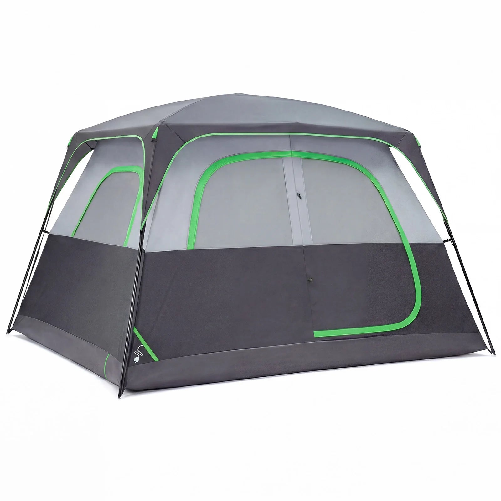 6 Person Camping Tent Waterproof Instant Setup Family Dome Shelter
