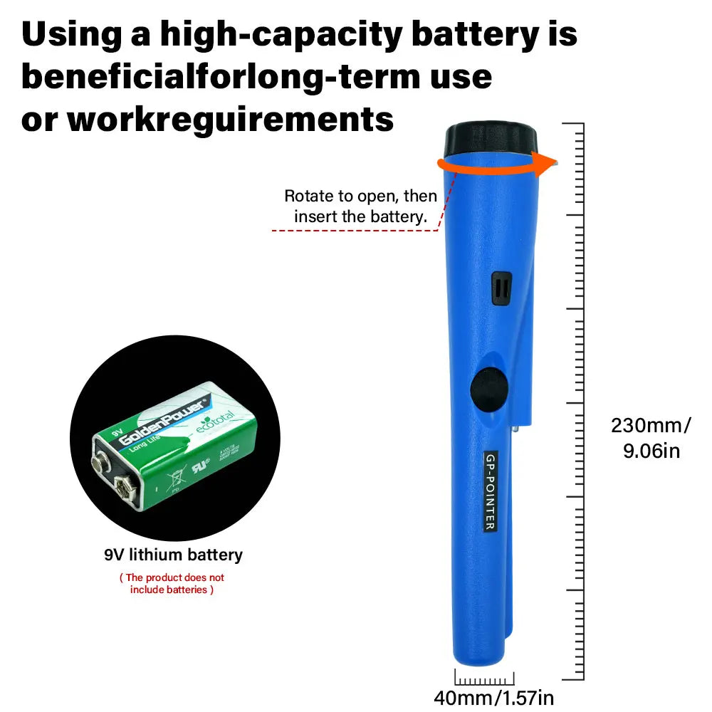 Metal Detector Pinpointer - Bag and Colour Options