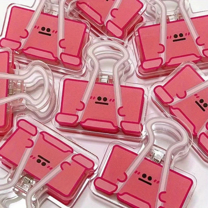 Colourful Cartoon Paper Clips, 6-Piece Set