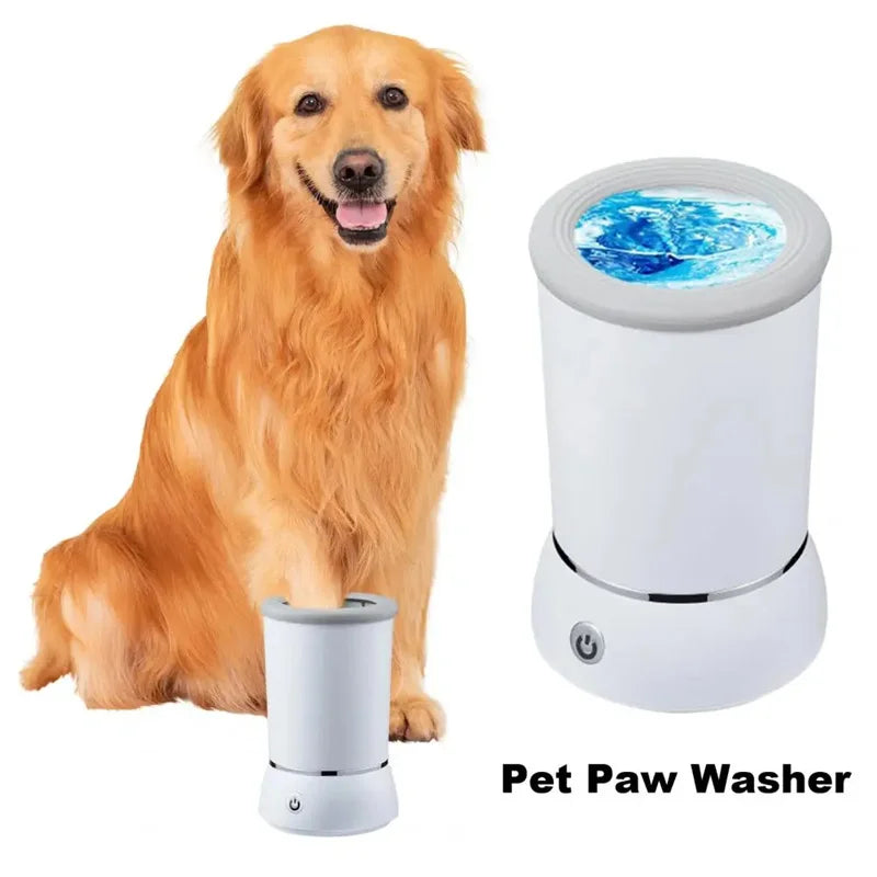 LAMGOOL Pet Feet Washer Electrical Pet Paw Cleaner Automatic Pet Foot Cleaning Cup Portable Quick Low Noise Dog Cat Paw Cleaner