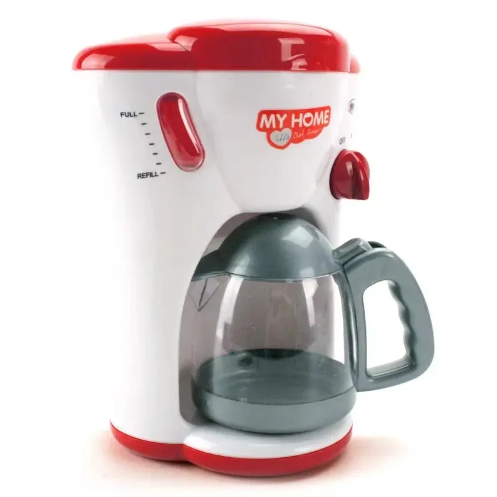 Mini Pretend Play Kitchen Appliance Toy Set, Red