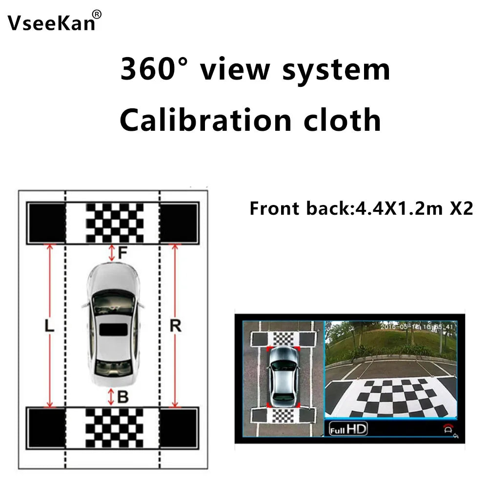 Automobile 360 Image System Calibration Cloth