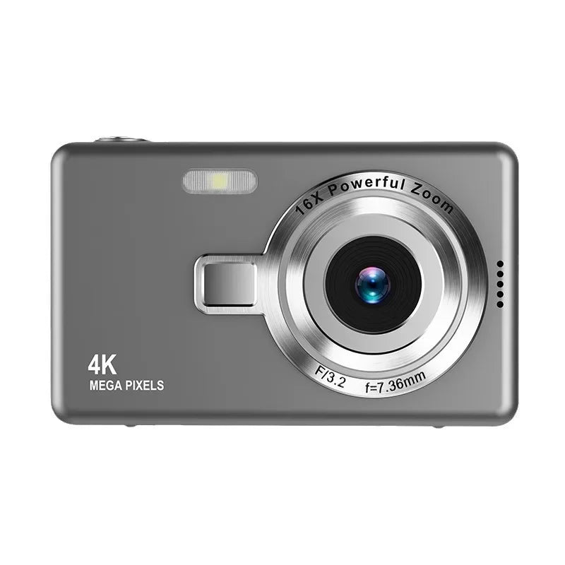 Kid CCD 1080P Digital Camera 96MP Autofocus Vlogging Camera 16X Zoom Video Camcorder 2.4 Inch IPS Screen for Adult Photography